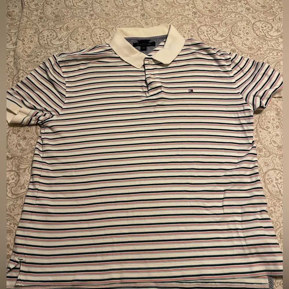 Vintage Stripped Tommy Hilfiger Polo